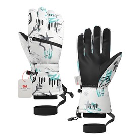 faralite Waterproof ski Gloves (M, Graffiti)