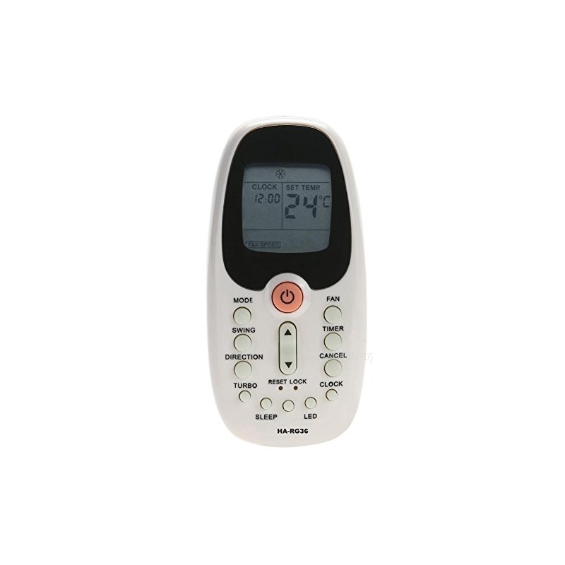 Replacement Air Conditioner Remote Control for Midea Mirage ComfortStar RG36A/BGER