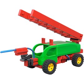 fischertechnik 564066 Junior Engineer Kit for Children from 5 Years, Toy with Solar Rotor & Pneumatic Cylinder, Promotes Technical Understanding