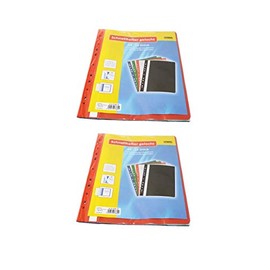 Idena 307862 File Folder A4 Perforated Plastic (20 Staplers)