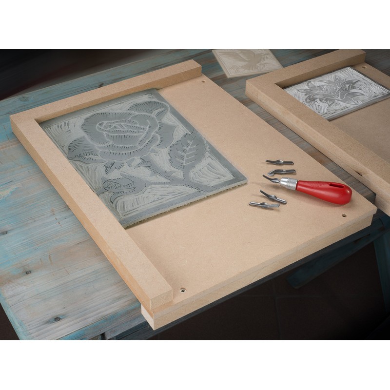 Essdee, Lino Cutter Set, Handle and 1-10 Cutters (L10S)