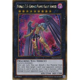 YU-GI-OH! - Number C15: Gimmick Puppet Giant Hunter (PGLD-EN019) - Premium Gold - Unlimited Edition - Gold Secret Rare