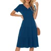 Berydress Summer Dresses for Women 2025 Short Sleeve V-Neck Casual