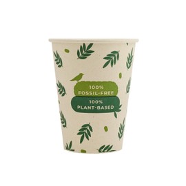 PG EcoAmour Organic Paper Cups 240 ml 8 oz Coffee to Go Unprinted, Environmentally Friendly Coffee Cups, Pack of 200, Disposable Tableware Drinking Cups, Paper Cups, Compostable and Biodegradable Cups