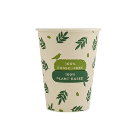PG EcoAmour Organic Paper Cups 240 ml 8 oz Coffee to Go Unprinted, Environmentally Friendly Coffee Cups, Pack of 200, Disposable Tableware Drinking Cups, Paper Cups, Compostable and Biodegradable Cups