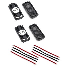 Gump's grocery 4pcs Micro Internal Magnetic Speaker Loudspeaker 8 Ohm DIY Round Magnetic Speaker (16 * 35MM-8R-2W)