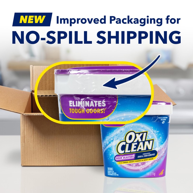 OxiClean Odor Blasters Versatile Odor and Laundry Stain Remover Powder,