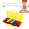 8 Notes Xylophone Colorful Educational Glockenspiel Xylophone Instrument with 2