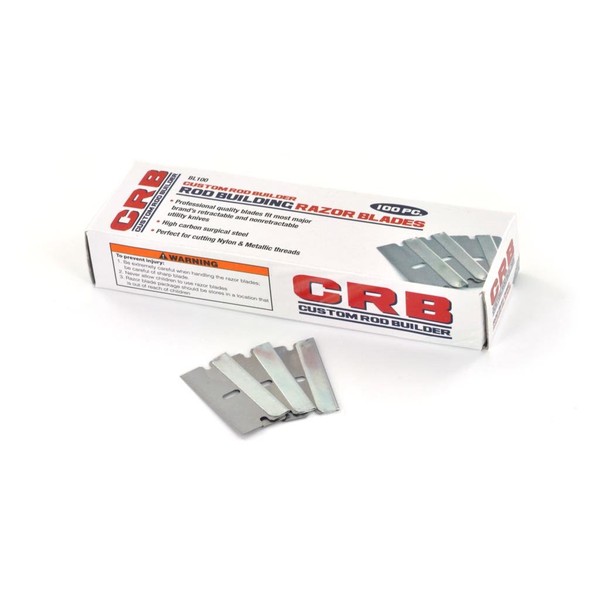 CRB CUSTOM ROD BUILDER Single Edge Razor Blades - Box
