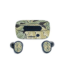 MightySkins Carbon Fiber Skin for Skullcandy Sesh True Wireless Earbuds - Acanthus | Protective, Durable Textured Carbon Fiber Finish | Easy to Apply, Remove, and Change Styles | Made in The USA