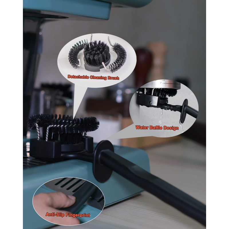 ELESTAB 58mm Espresso Cleaning Brush - Group Head Cleaning Brush