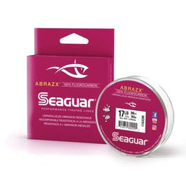 Seaguar 25AX200 Abrazx 100% Fluorocarbon 200 Yard Fishing Line (25-Pound), Clear