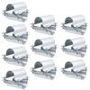 OTTFF 10 Set 1-3/8" Greenhouse Cross Grid Connector, Pipe Clamps