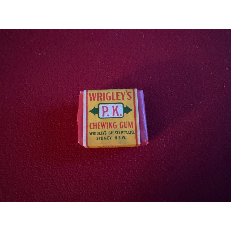 1952, Wrigley's "P.K." PELLET "Un-Opened" Gum Pack (Scarce / Vintage)