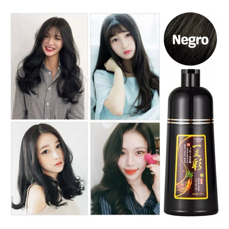 Universo en Linea Shampoo Tinte Instantáneo Cubre Canas Natural +