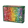 Cobble Hill 1000 Piece Puzzle - Colourful Rainbow - Sample