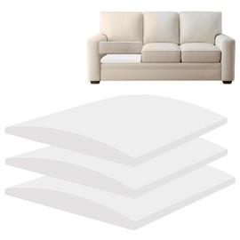 Foreard 3 Pcs Couch Cushion Support 20 * 20 inches for Sofa Cushions Sagging Replacement Inserts Seat Foam Board（ White ）