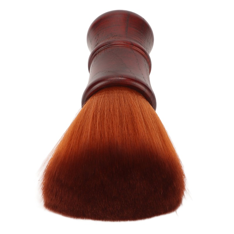 Men Beard Brush Soft Nylon Hair Wooden Handle Beard Grooming