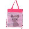 Backpack Bag WearResistant Large Capacity Rhinestones Painting with Drawstring Home