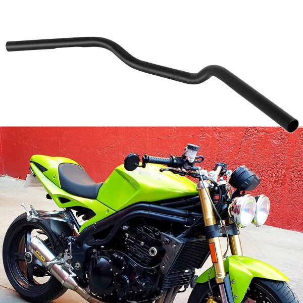 KEEPDSGN 7/8" 22mm Rise Drag Handlebar Tracker Black For Triumph