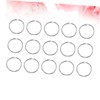 STOBOK 100pcs Binding Connective Hoops Inner Diameter Outer Diameter for
