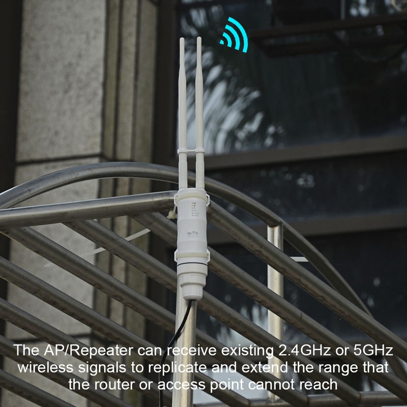 AC600 Outdoor Wifi Repeater AP Dual Band High Power Extender