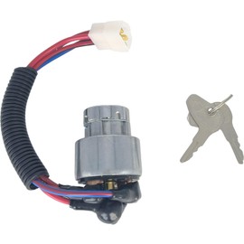 EZROAD Ignition Switch Lock & 2 Key 34670-31820 34670-31823 Compatible with Kubota MX5800H MX4800 L6060HST L5740HST3 L5240 L5060 L5040 L5030 L4760 L5460HST L5740HST L2900 L3300 L4200 L3430 L4330 L3240