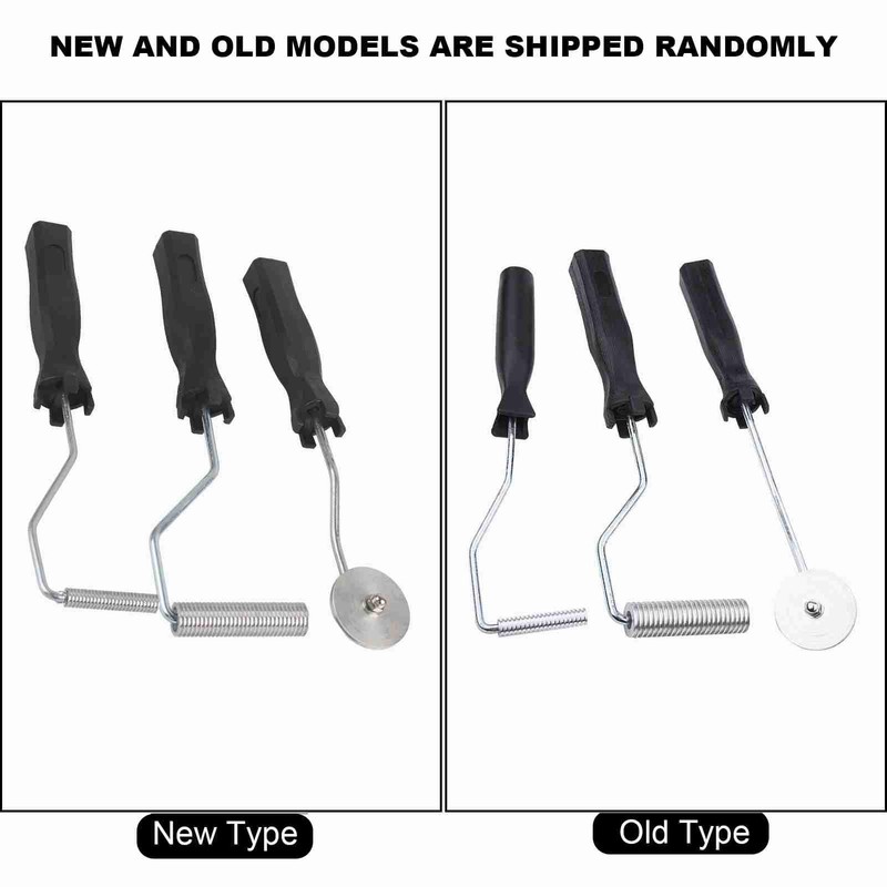 3Pcs Fiberglass Roller Tool Kit, Aluminum Alloy Bubble Paddle Tool