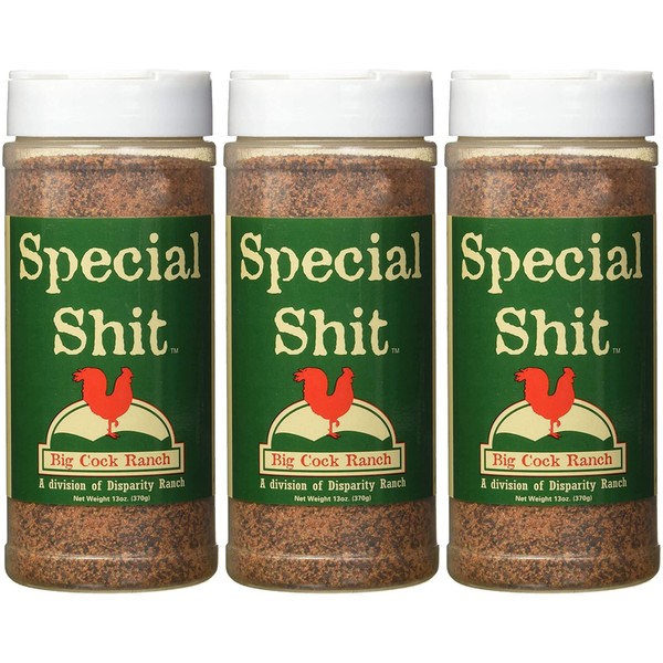 Special Shit Seasoning for Meat and Food (Pack of 3) (Special Shit - All Purpose Seasoning 13oz)