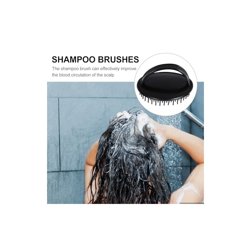 Cepillo de Masaje Cuero Cabelludo 6 Piezas Suaves para Exfoliar
