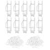 Greenhouse Trellising Kit - 10 Roller Hooks & 100 Support