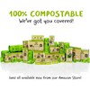 Planet Poop Biodegradable Dog Poop Bags, 180 Count, Plant-Based, Non-GMO,