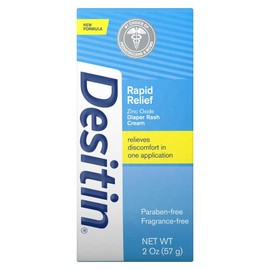 DESITIN Rapid Relief Diaper Rash Creamy Ointment 2 oz (Pack of 7)