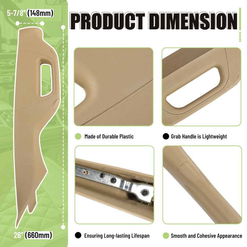 A Pillar Grab Handle Interior Trim Right Passenger Side Compatible