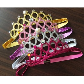 Baby Girl Super Elastic Headband Toddler Hair Band Soft Headwrap Crown Children Hair Accessories (pink/gold/sliver/rose)