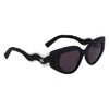 KARL LAGERFELD Unisex Sunglasses, 002 Matte Black