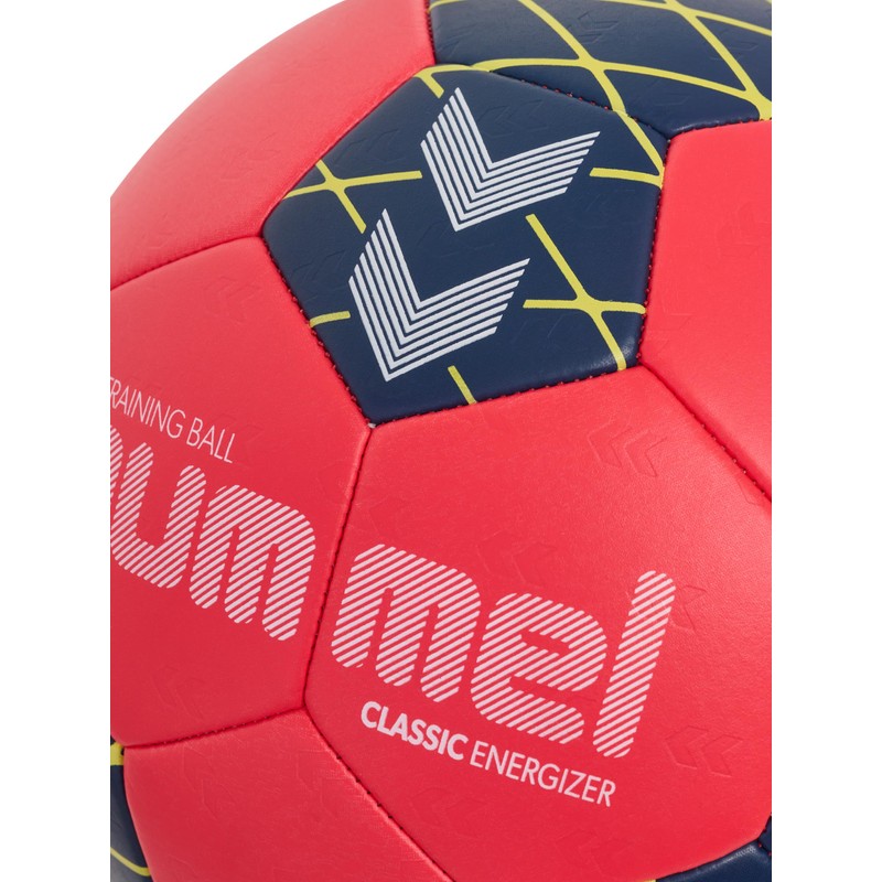 hummel, hmlCLASSIC Energizer Handball, Red/Navy/Yellow, 2