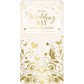 On Your Wedding Day Congratulations Money Wallet Gift Present