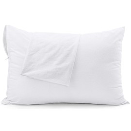 Utopia Bedding Waterproof Cushion Cover 50 x 80 cm (Set of 2) with Zip, Terry Cloth Cushion Protector, Oeko-Tex Certified Cushion Cover