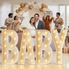 imprsv Marquee Light Up Letters, 4FT Mosaic Letters with Light