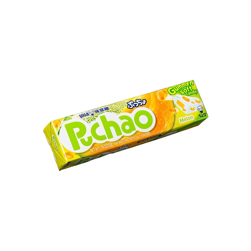 UHA Mikakuto Puchao Candy, Melon Flavor 6 bars
