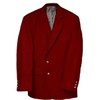 Edwards Garment Men's Classic Two Button Single Breasted Blazer, RED,