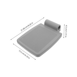 COLLBATH 2pcs Wheelchair Footrest Replacement Heavy Duty Leg Rest Pedal for Comfortable Patient Support Easy to Install Compatible with Various Wheelchair Brands Grey