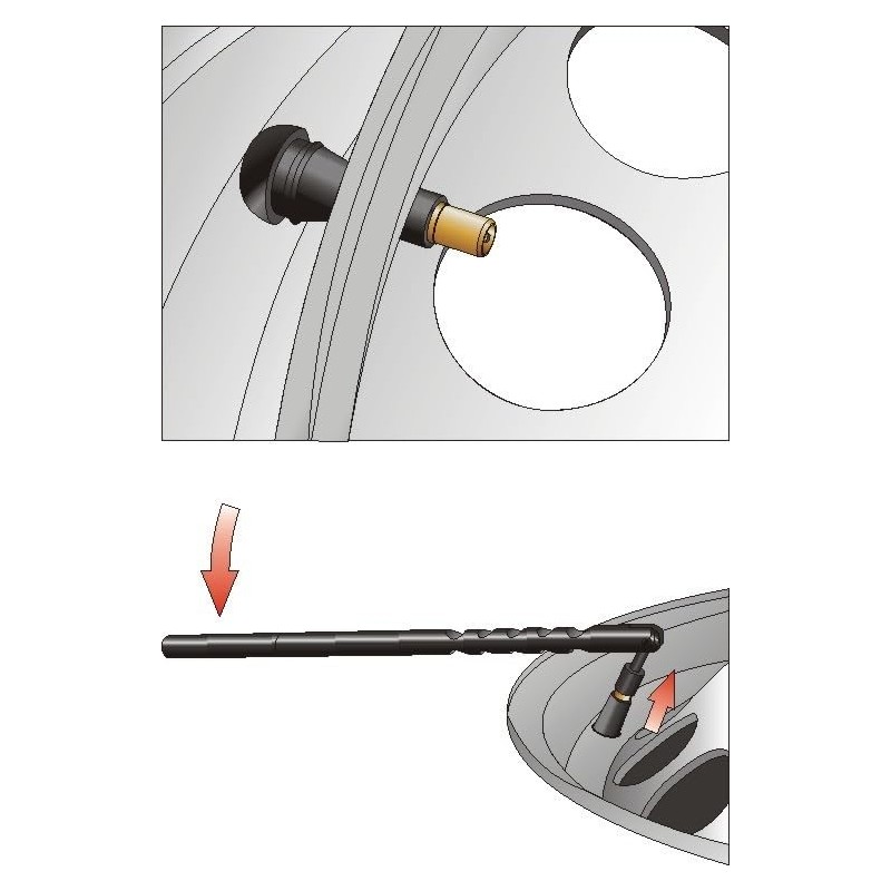 TIRE VALVE STEM INSERTER