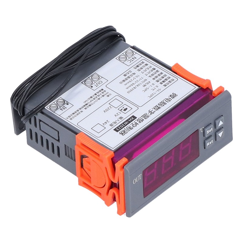Temperature Controller Electric Digital Adjustable PID Control Switch DC 12V