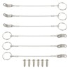 sourcing map Lanyard Cable Safety Tether Wire 6 Inch 316