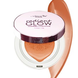 RADIANT GLOW CUSHION FOUNDATION base líquida compacta Amor Us (06 WARM BRONZE, 15 G)