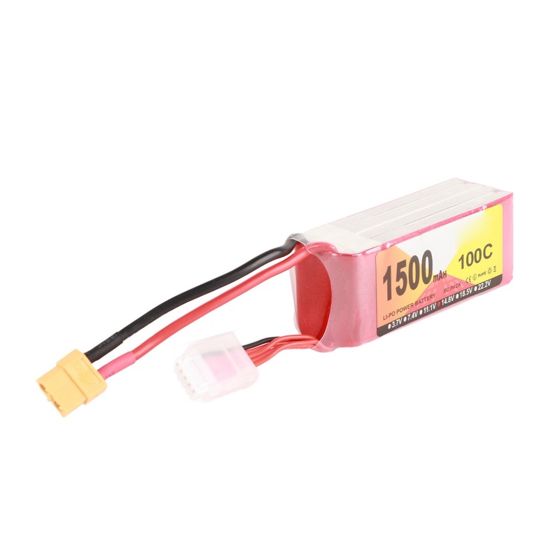 1500mAh 100C 4S LiPo Battery Pack Stable Current Portable Long