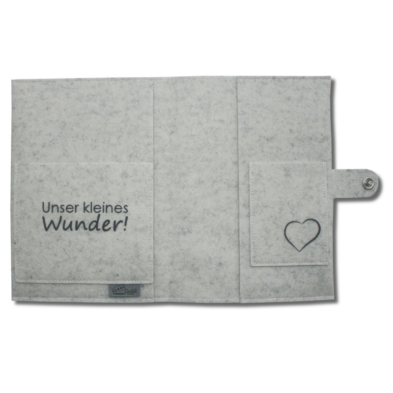 Maternity pass cover deluxe with extra compartments and closure, 100%