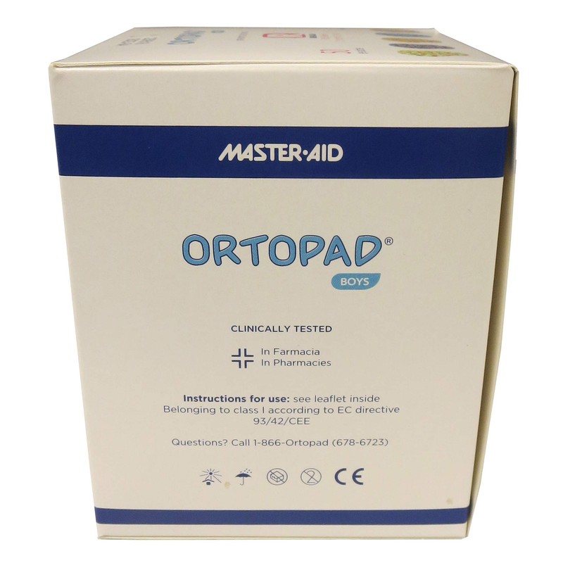 Ortopad Boys Eye Patches, 1 Pack of 50 Patches (Regular)